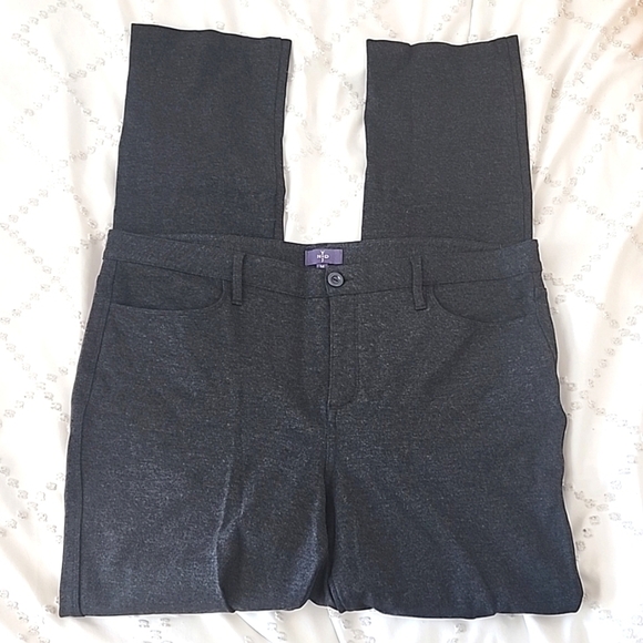 NYDJ Slim Ponte Knit Pants in grey - Picture 1 of 6